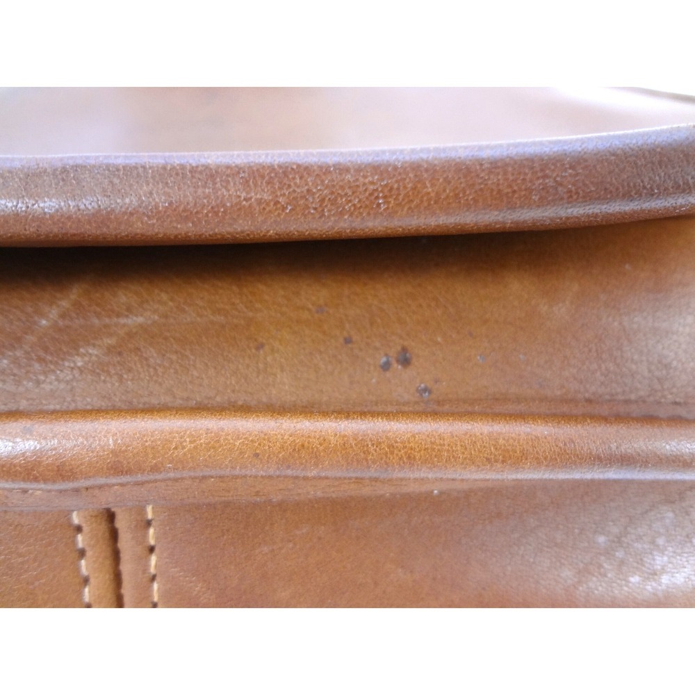 Vintage Coach Kent Crossbody Bag British Tan Leather 9916 Brass COA - Picture 6 of 11